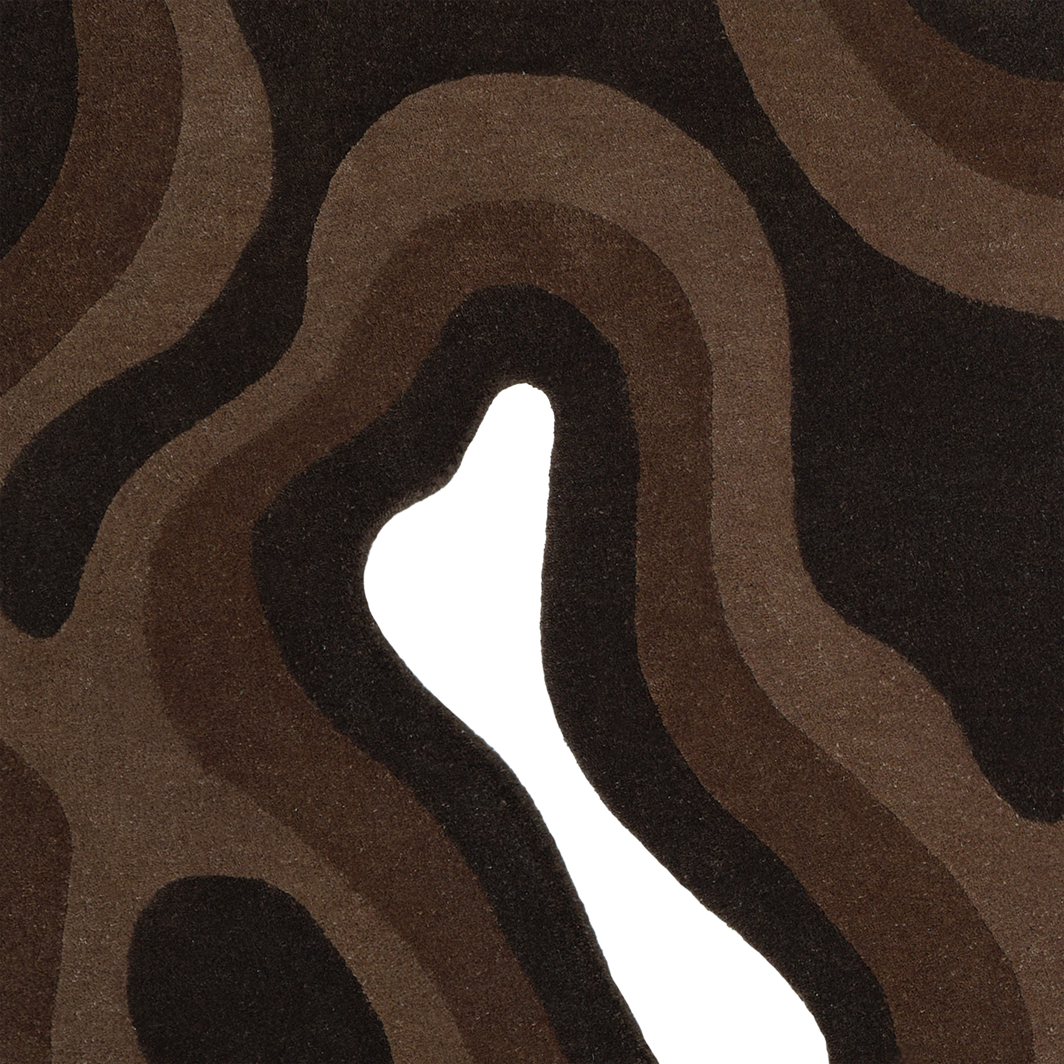 Valley Rug — Kahve detay 17